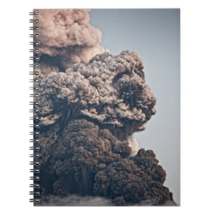 Caderno Espiral Erupção vulcânica de Eyjafjalljokull