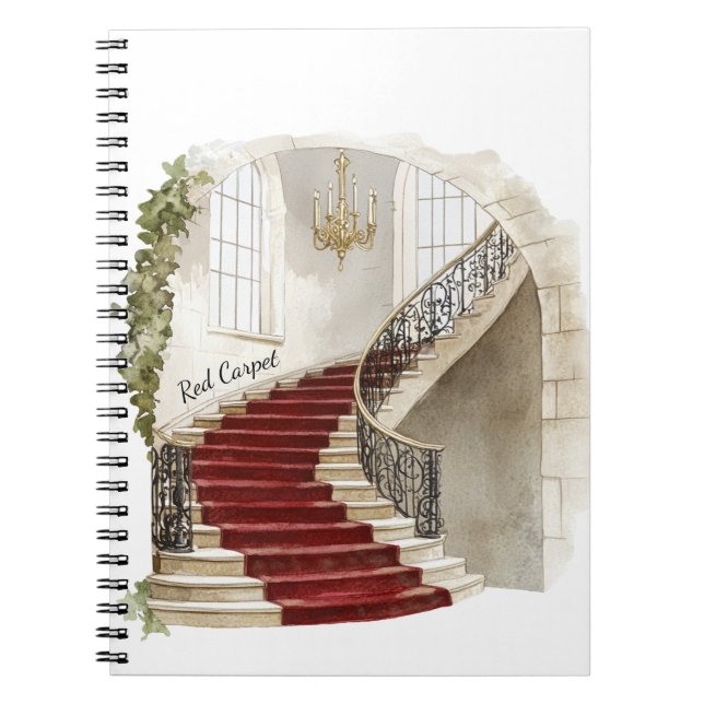 Caderno Espiral Escada do Tapete Vermelho (Frente)