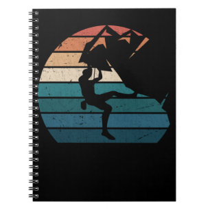 Caderno Espiral Escalada de Rochas Retro-Mountain