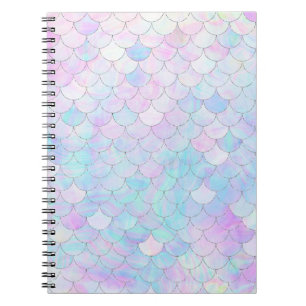 Caderno Espiral Escalas iridescentes da sereia