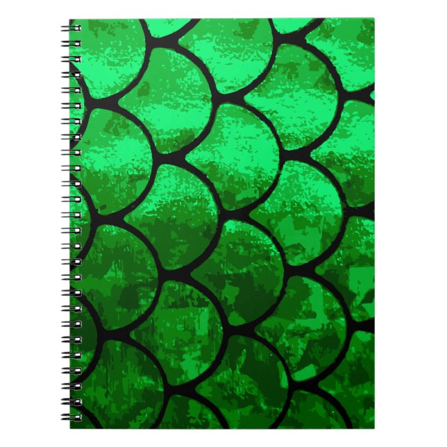 Caderno Espiral escamas (Frente)