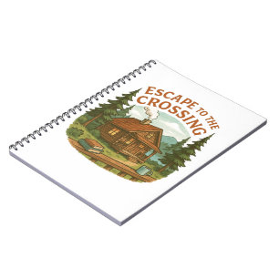 Caderno Espiral ESCAPE PARA A CROSSING Maggie Sullivan Cozy Cabin
