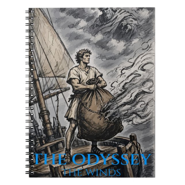 Caderno Espiral Escaping the Bag of Winds (Frente)
