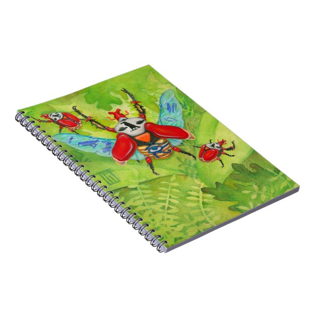Caderno Espiral Escaravelhos Sagrados (Lado Direito)