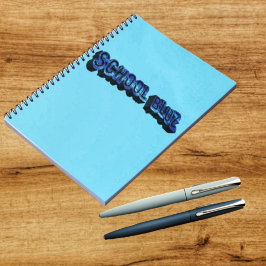 Caderno Espiral Escola Bluz-3DII