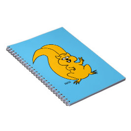 Caderno Espiral Escola de Esquilo de Sinais de Paz Bonitos