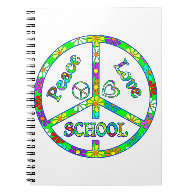 Caderno Espiral Escola do sinal de paz (Frente)