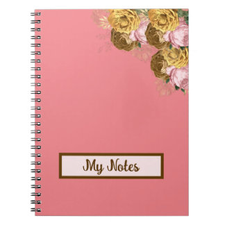 Caderno Espiral Escola Floral