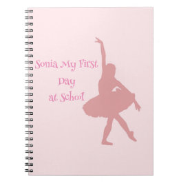 Caderno Espiral Escola Pensada Única Ballerina