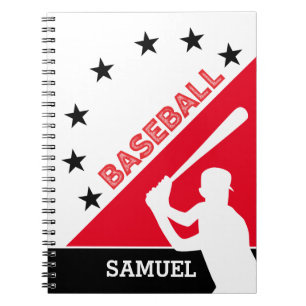 Caderno Espiral Escola Personalizada de Baseball