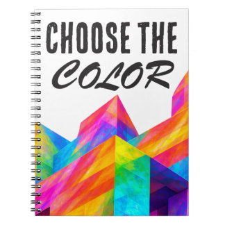 Caderno Espiral Escolha a cor