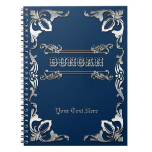 Caderno Espiral Escolha seu Cobrir de Livro Clássico Colorido Orn