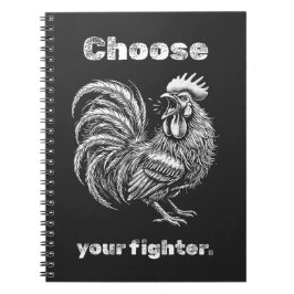 Caderno Espiral Escolha Seu Lutador – Galo Demônio.