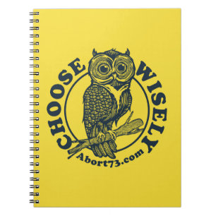 Caderno Espiral Escolha Wisely / Abort73.com
