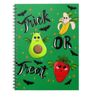 Caderno Espiral Escolher ou tratar frutas
