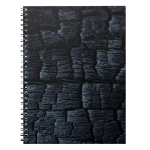 Caderno Espiral Escórias queimadas de carvão vegetal