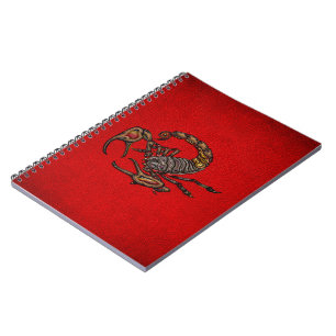 Caderno Espiral Escorpião