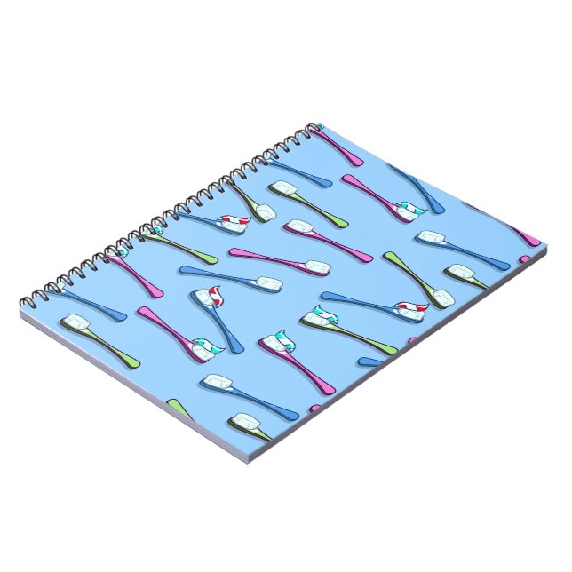 Caderno Espiral escovas de dentes (Left Side)