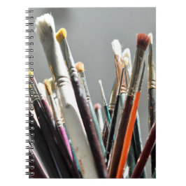 Caderno Espiral Escovas de tintas que secam à luz do sol 2