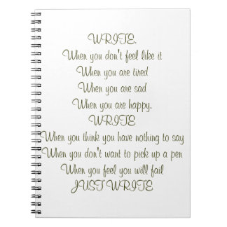 Caderno Espiral Escreva! Anule o livro