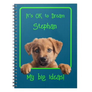 Caderno Espiral Escreva ou Desenhe Meu Cachorrinho das Grandes Ide