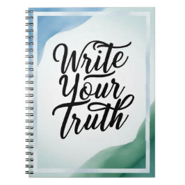 Caderno Espiral Escreva Sua Verdade