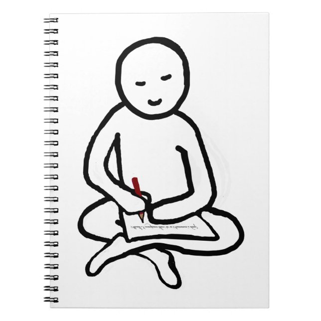 Caderno Espiral Escritor (Frente)