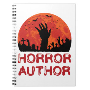 Caderno Espiral Escritor de horror Novelist Escarioca Histórias
