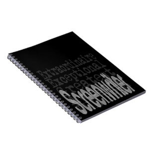 Caderno Espiral Escritor de tela Extraordinário