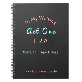 Caderno Espiral Escritor Personalizado