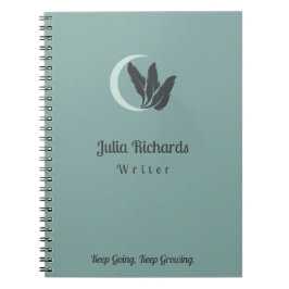 Caderno Espiral Escritor personalizado