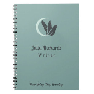 Caderno Espiral Escritor personalizado