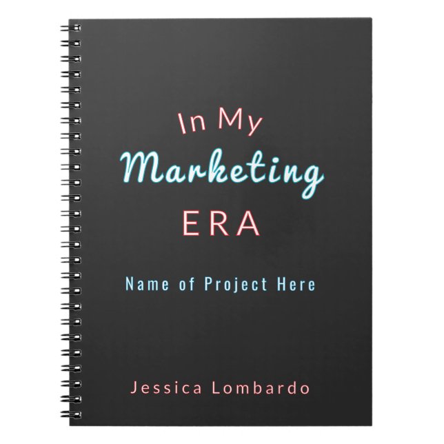 Caderno Espiral Escritor Personalizado (Frente)