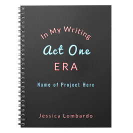 Caderno Espiral Escritor Personalizado