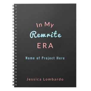 Caderno Espiral Escritor Personalizado