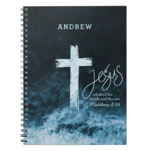 Caderno Espiral Escritura de Água Cruzada Versa Personalizada