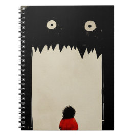 Caderno Espiral Escuridão o Monstro
