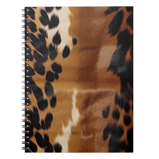 Caderno Espiral Escuro Dourado preto (Frente)