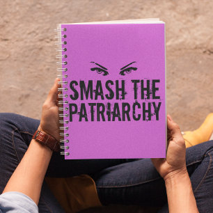 Caderno Espiral Esmaga o Personalismo Feminista Rosa Patriarcado