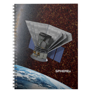 Caderno Espiral espaçador SPHEREx Galaxy