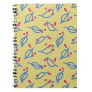 Caderno Espiral Espalhados - Mostarda Amarela