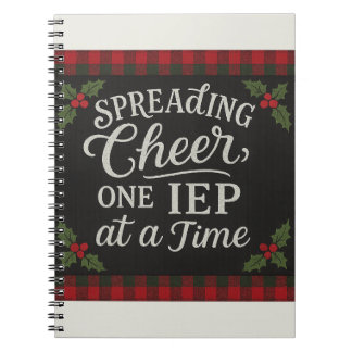 Caderno Espiral Espalhando Alegria, Um IEP de Cada Vez