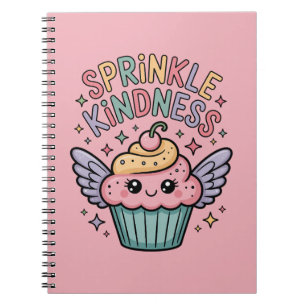 Caderno Espiral Espalhe Bondade Cupcake
