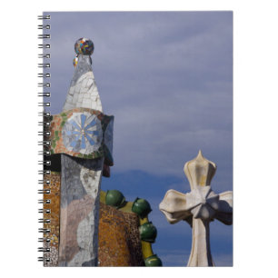 Caderno Espiral Espanha, Catalunha, Barcelona. Casa Batlló (1906).