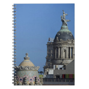 Caderno Espiral Espanha, Catalunha, Barcelona. Cobertura de Barcel