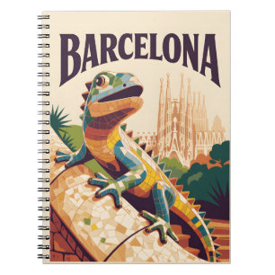 Caderno Espiral Espanha de Barcelona