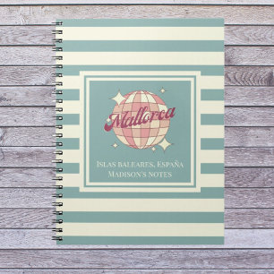 Caderno Espiral Espanha de Maiorca férias de Verão