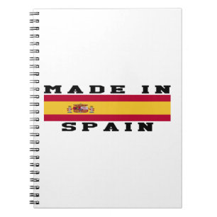 Caderno Espiral Espanha feita no design