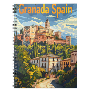 Caderno Espiral Espanha Granada