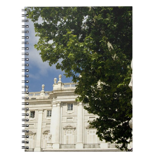 Caderno Espiral Espanha, Madrid. Palácio Real. (Frente)
